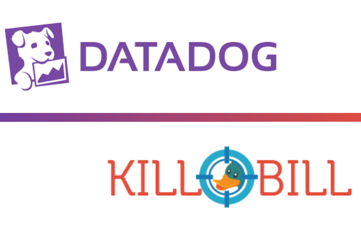 Datadog and Kill Bill logos