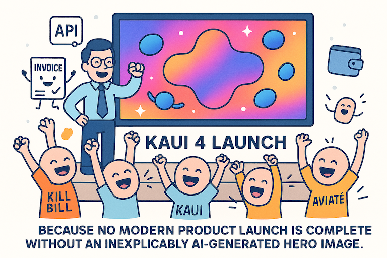 Because no modern product launch is complete without an inexplicably AI-generated hero image.