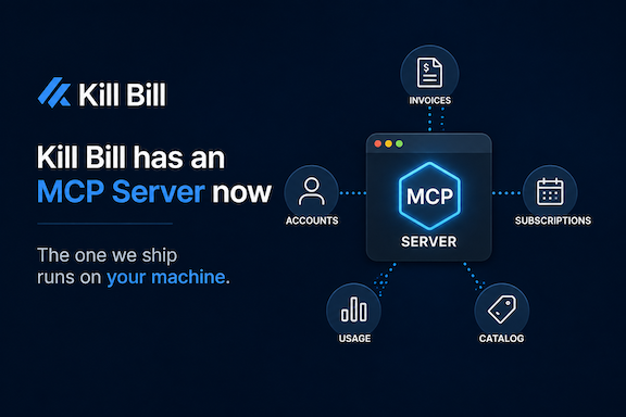 Kill Bill has an MCP server now, the one we ship runs on your machine.